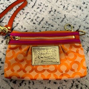 Coach Poppy Op Art Gram Purse